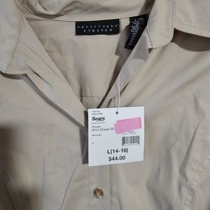 Apostrophe Shirt Dress